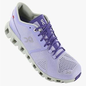 On Cloud X Purple Sneakers Size 9.5